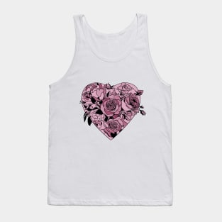 Rose Heart Tank Top